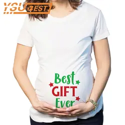Лидер продаж милые беременные для беременных футболки Повседневное беременность материнство одежда летнее платье для кормящих грудью