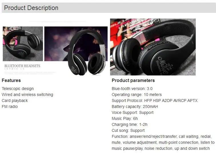 CN-08 headphone