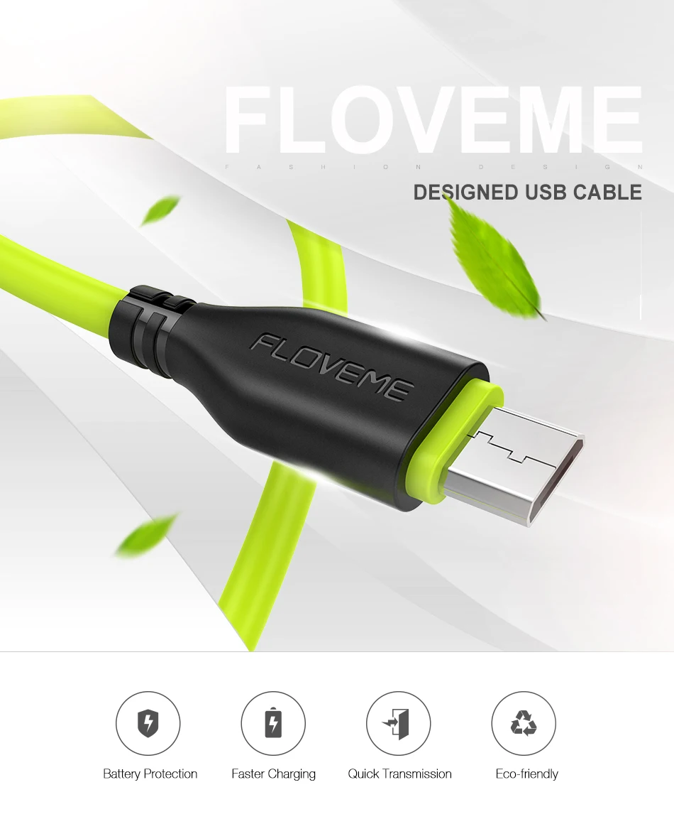 FLOVEME 5 В/2.2A Micro USB кабель для samsung huawei Xiaomi Зарядное устройство 0,3 м 1 м кабель мобильного телефона для Galaxy S7 S6 USB C Кабели Кабо зарядное устройство usb кабель провод для зарядки кабель micro usb