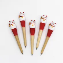 Creative1pc дерево лес черный/желтый/синий/lucky ободок с ушками кошки, тигра шариковая ручка вечерние пользу подарочные канцелярские товары письменные принадлежности Поставки