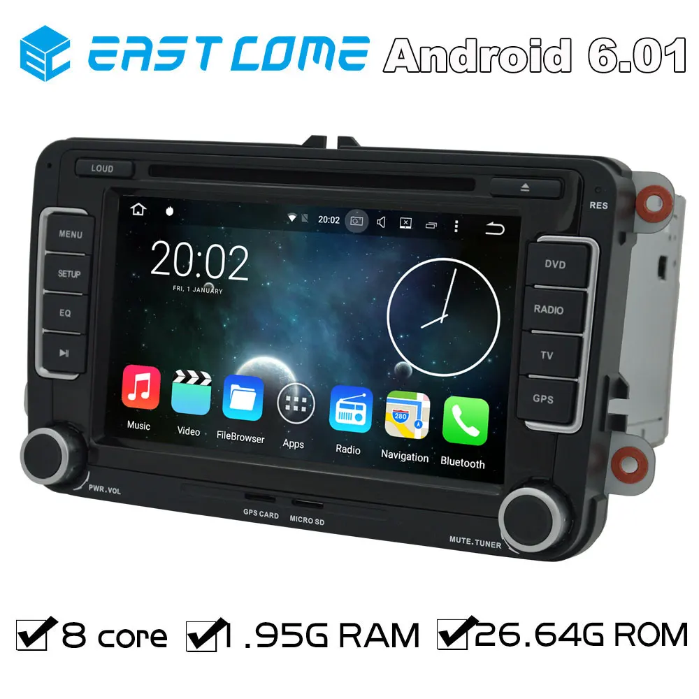 Excellent Octa Core 2 Din Android 6.01 Car DVD Automotivo For VW PASSAT CC (2008 to 2013)  PASSAT (2005 to 2013) Golf 5 Golf 6 With Radio 0