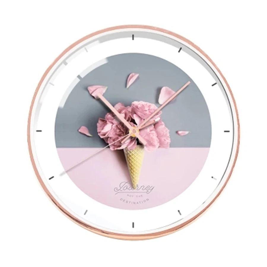 

Nordic Art Modern Wall Clock Creative Silent Living Room Decoration Kids Room Clock Zegar Kuchenny Clocks Wall Home Decor 40C080