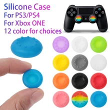 Новое поступление 10 шт цветной Контролер джойстик силиконовый чехол джойстик ручки крышки для PS3 PS4 для xbox ONE 360 противоскользящие