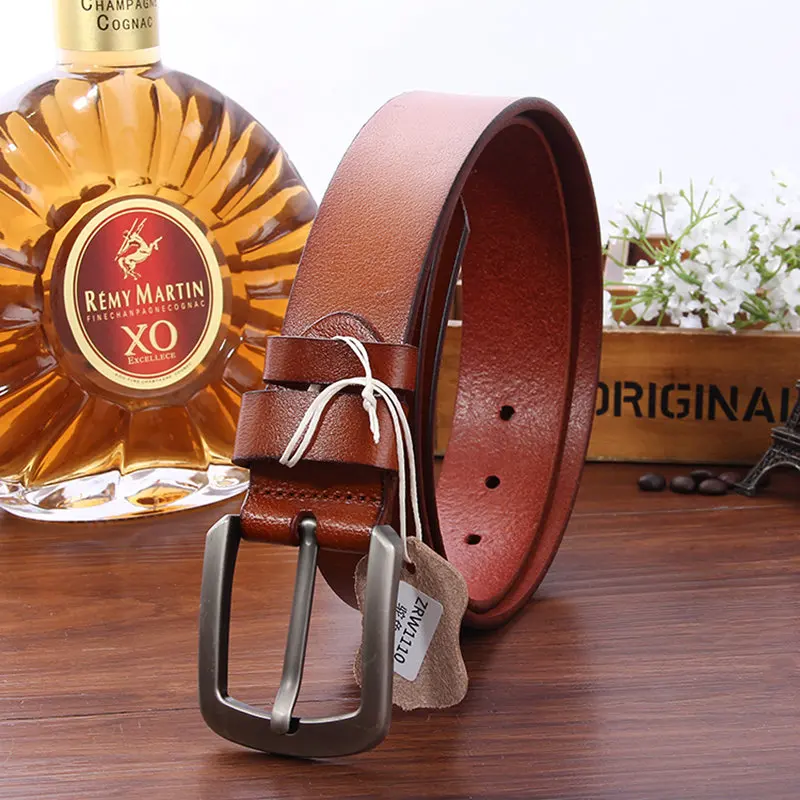 

Designer belts men high quality Genuine Leather Belt men Classic pin buckle belts for women plus size 130 cm