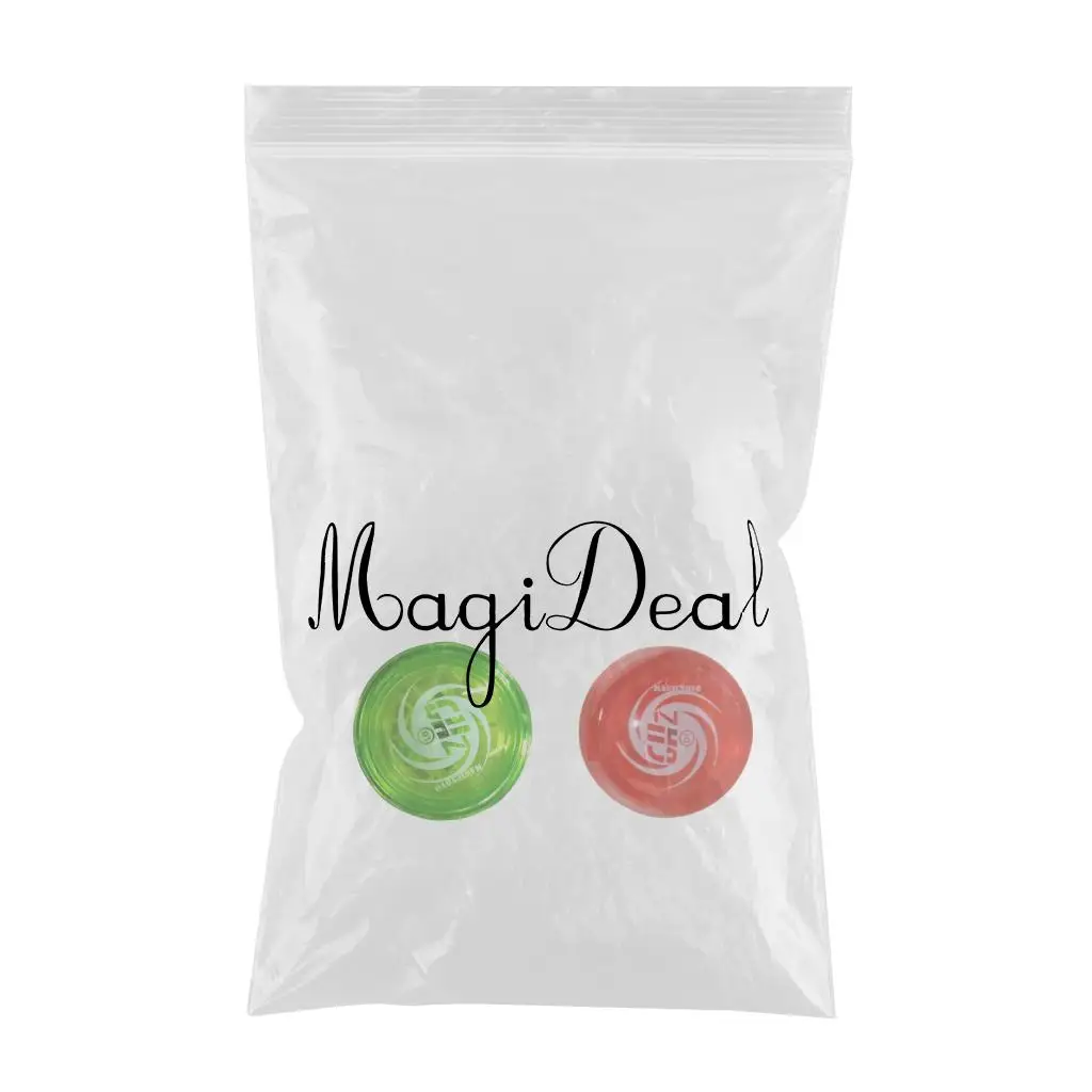 Plastic Responsive Yoyo D1 Professional YoYo with String Green & Red Color, Pack of 2