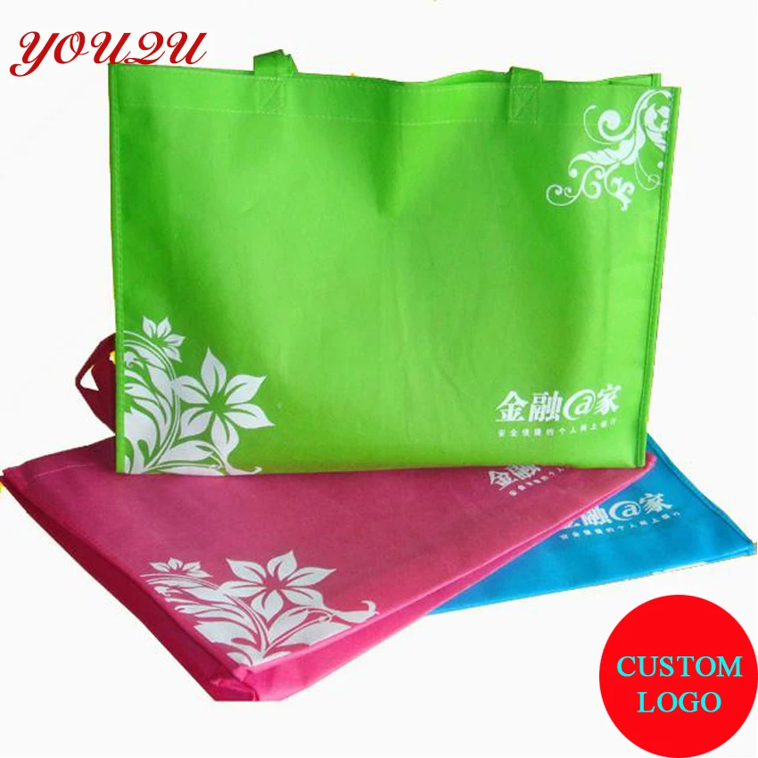 

Custom promotion bag non woven material easy carry and foldable