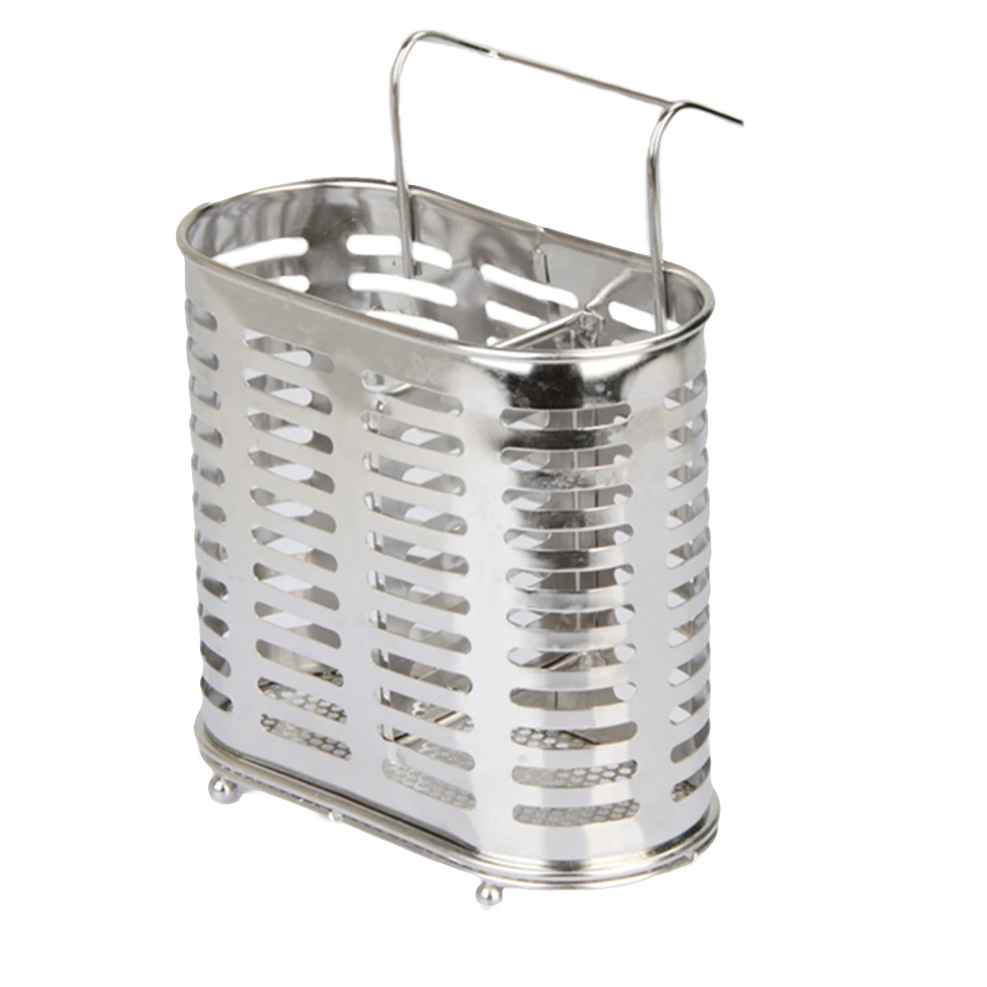 

HIPSTEEN Kitchen Chopsticks Holder Household Stainless Steel Draining Rack - Silver