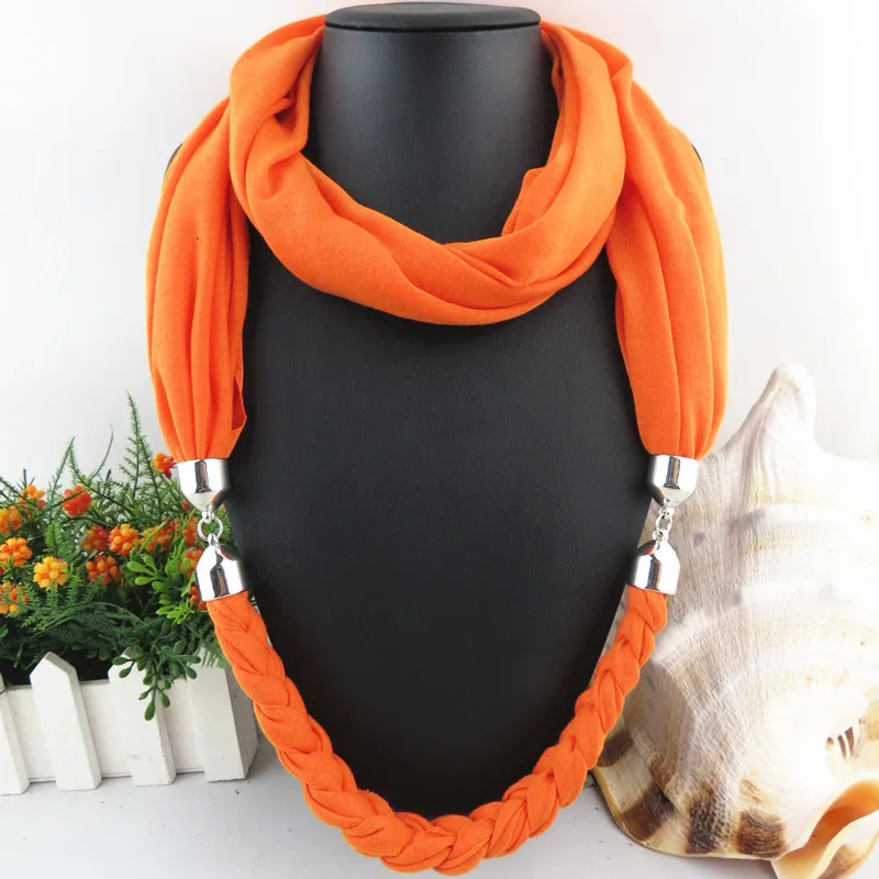 RUNMEIFA зимний женский шарф с круговой тесьмой Одноцветный бесконечности для зимы