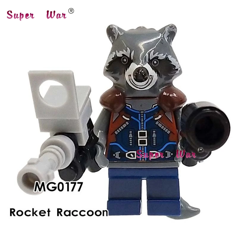 

Single Avengers Endgame Rocket raccoon Iron Man Ancient One Captain America Thor Valkyrie Marvel building blocks Kids Toy