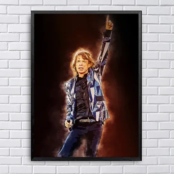 

Mick Jagger Canvas Poster Painting Print Wall Art Home Decor