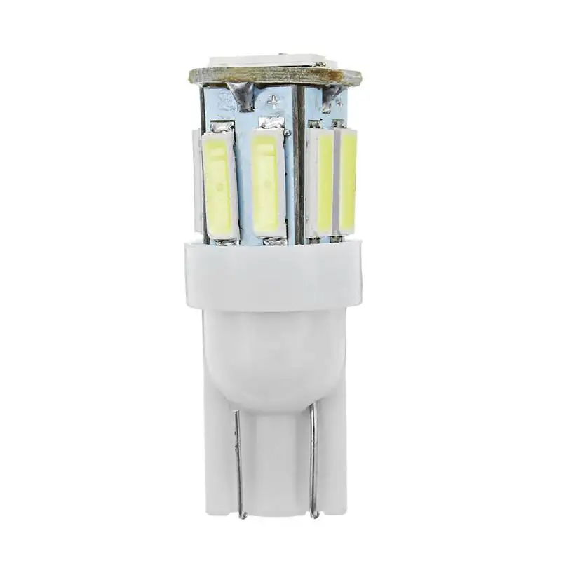 12V T10 W5W Car interior Lamps Door Indicator Lights 10 SMD LED Auto Car Clearance Lamp License Plate Light