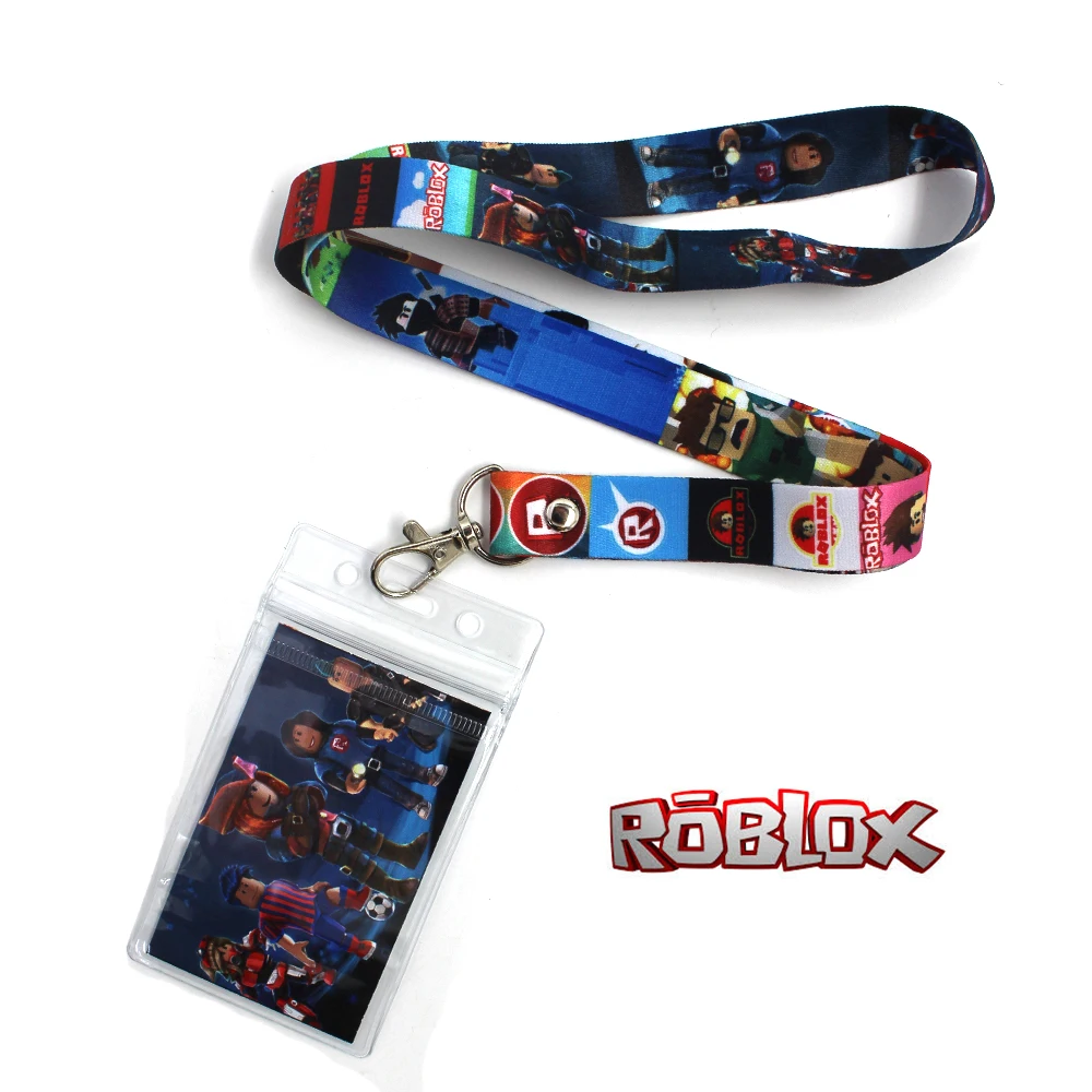 

Game Roblox Bandi Symbol Phone Rope Game Strap Chain Charm Lariat Lanyard Accessories Keychain Card Case Card Cover Toy Gift Hot