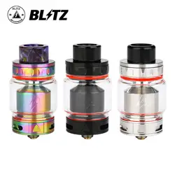 Оригинальный Blitz Intrepid RTA 3,5 мл емкость 24,5 мм защелкивающаяся верхняя крышка топливного бака и керамический одиночный/вейп с двумя спиралями