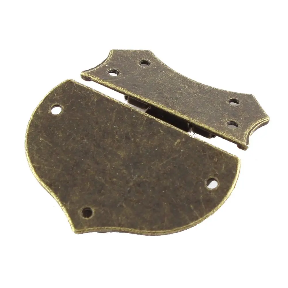 BIFI-2pcs 41x40 мм в винтажном стиле коробка в форме сердца Штапельная защелка с защелкой из бронзы