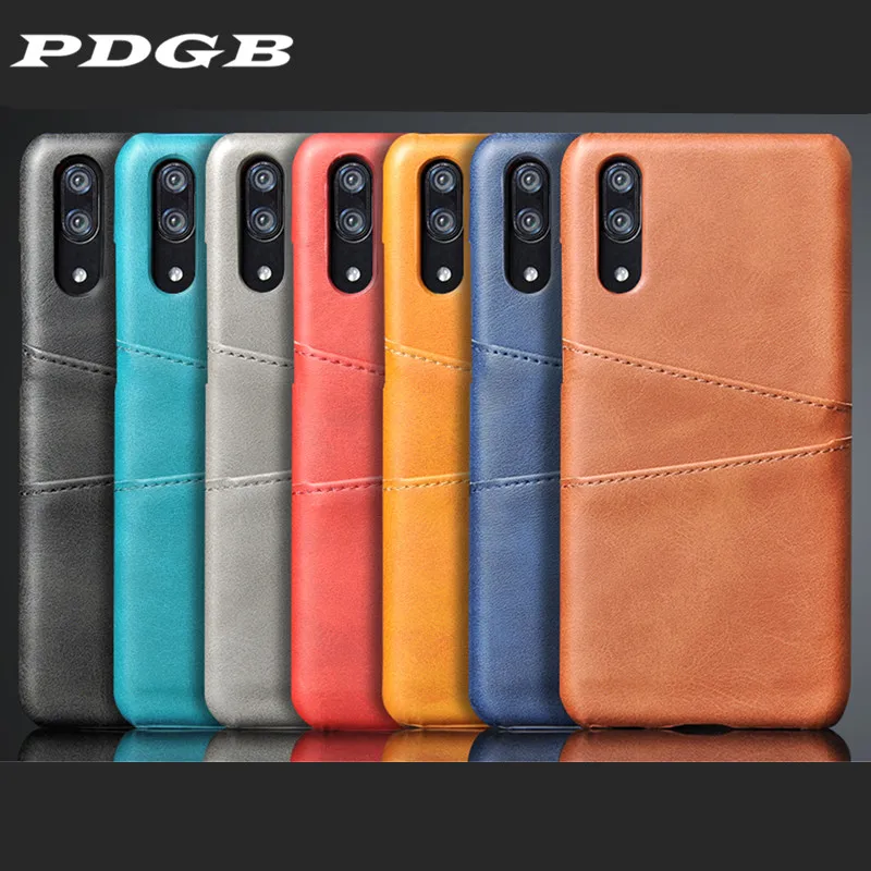 

PDGB Leather Case For Huawei Honor 9 10 lite 8X Max 8A 8C 7A 7C v20 cover for Huawei P20 lite P30 Pro Card Holder Wallet Case