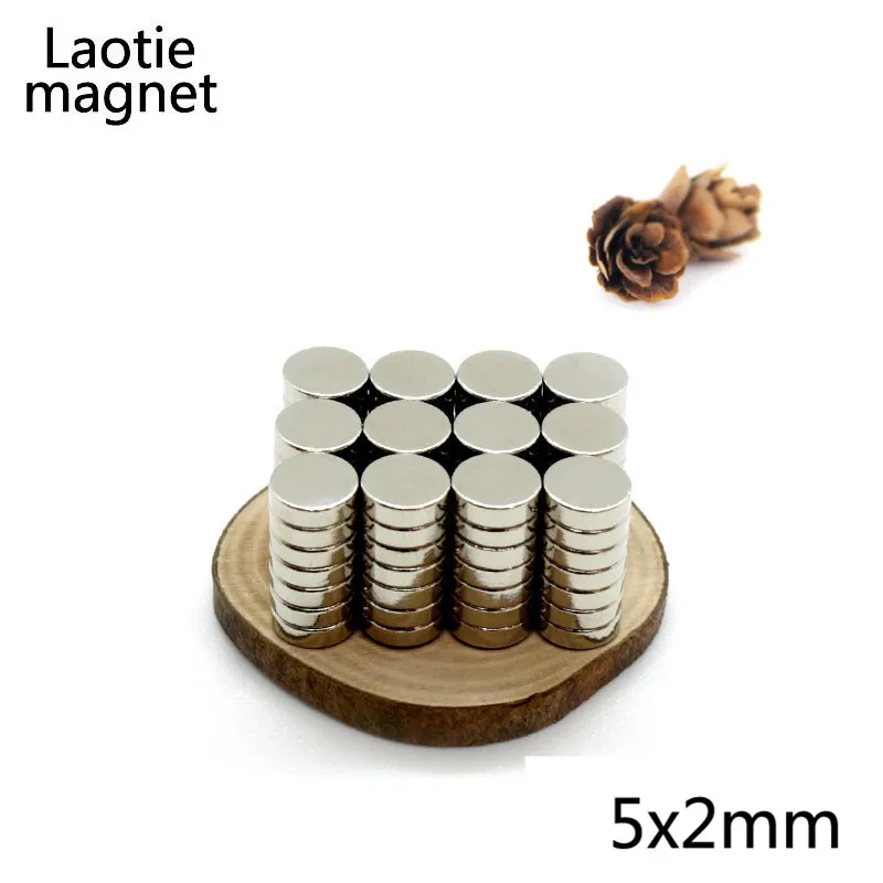 50 шт. 5x2 мм Мини Неодимовый Магнит 5 мм х 2 мм N35 маленькие круглые супер мощная магнитная Магниты Диск для Craft Галлий