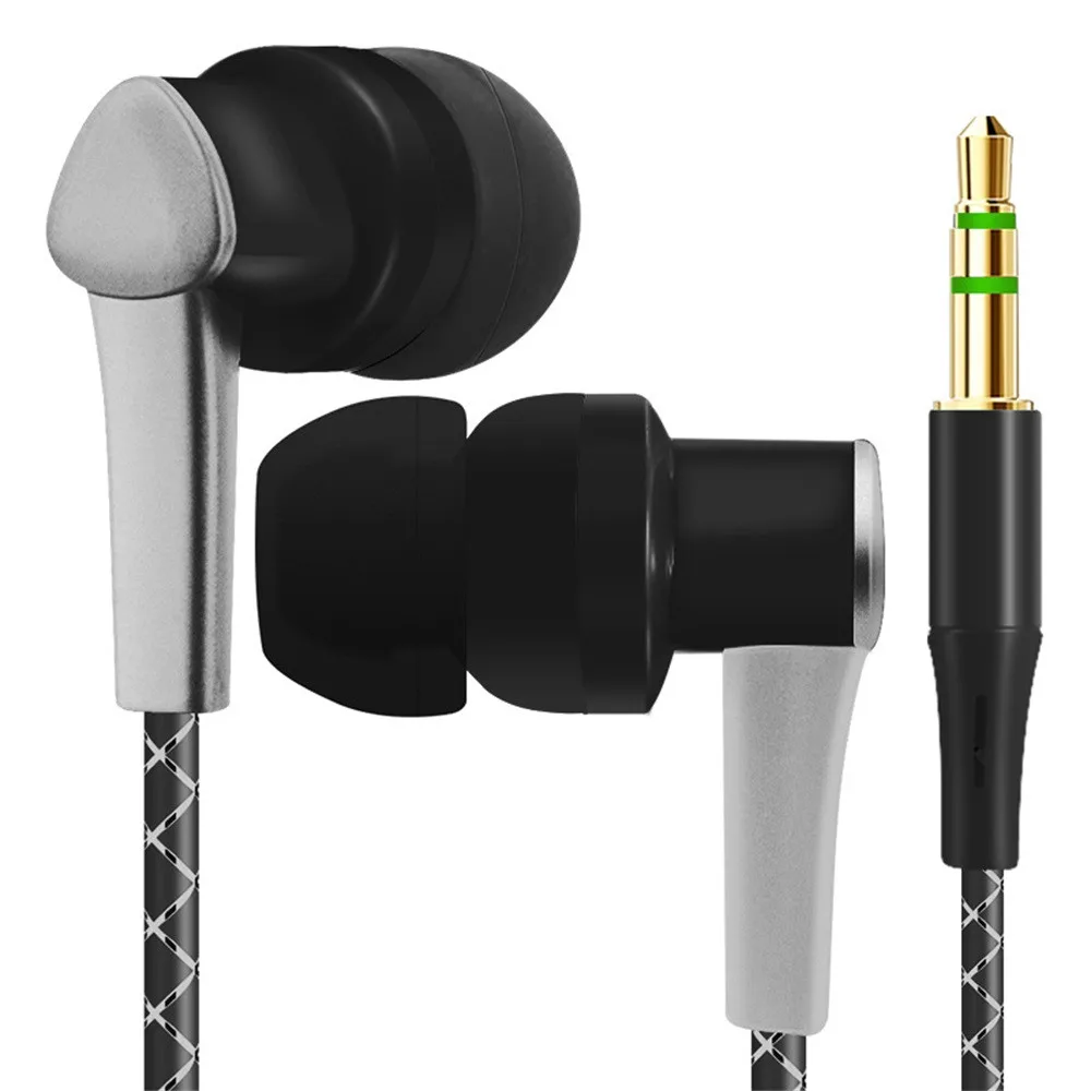 3 5 мм наушники в ухо стерео бас музыка Auriculares проводные спортивные с микрофоном