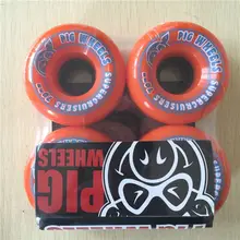 2016 4pcs/Set USA PIG 50mm&56mm&70mm 83A&101A Pro Skateboard Wheels &LONGBOARD wheels SOFT WHEELS FOR SPEED CUIRSER