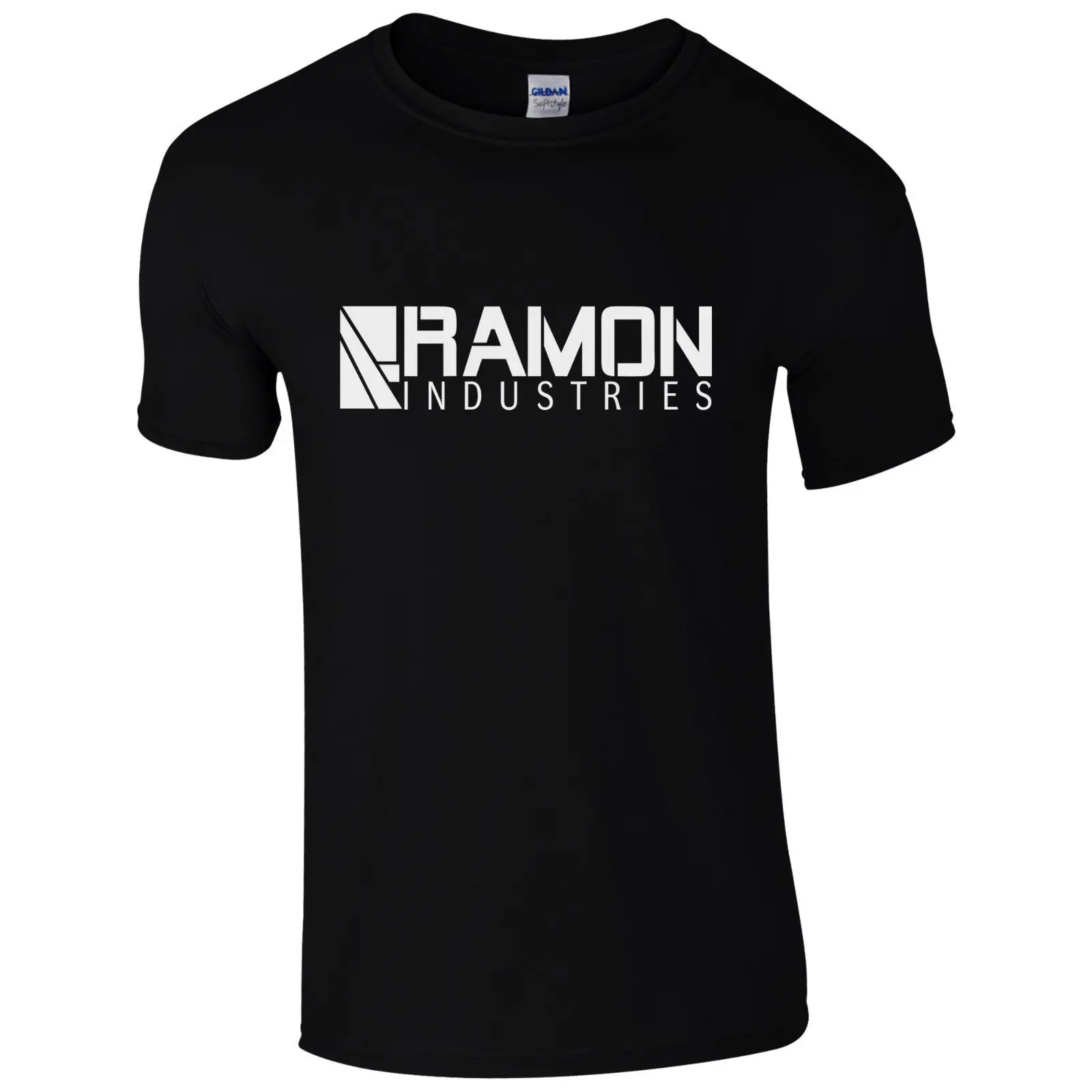 RAMON Industries Футболка-флэш-звезда новая ТВ серия Labs Fan Gift мужские летние модные Забавные футболки с принтом - Цвет: Черный