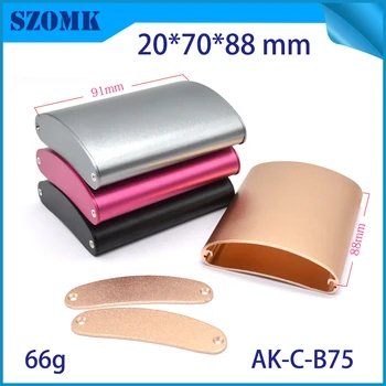 

10 pcs, 20*70*88mm customizable aluminum box for electronics project box diy aluminum GPS tracker control enclosure housing