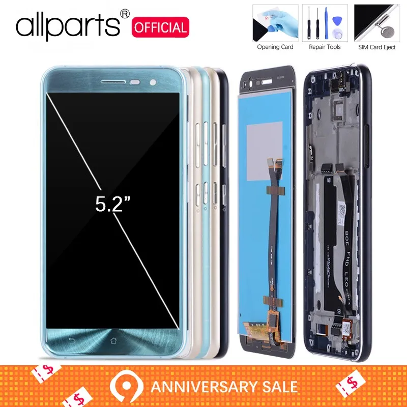 

Original LCD For ASUS Zenfone 3 ZE520KL LCD Touch Screen with Frame for ASUS Zenfone 3 ZE520KL LCD Display Z017D Z017DA Z017DB