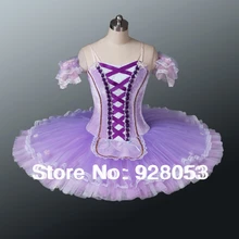 Новинка года! балетная пачка на взрослого юбка; балетное представление с юбкой-пачкой; балетки; платья; танцевальная одежда; классическая фиолетовая Пышная юбка, AT0047Free