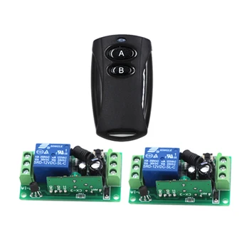 

2N1 12V Three Working Ways 2 Wireless RF Remote Control ON/OFF Switchs + 1 Remote Controller 3397