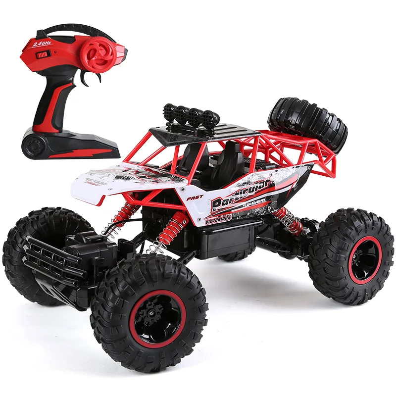 Скалолазание Rc автомобиль 4WD 2 4 GHz рок ралли 4x4 двойные двигатели Bigfoot пульт