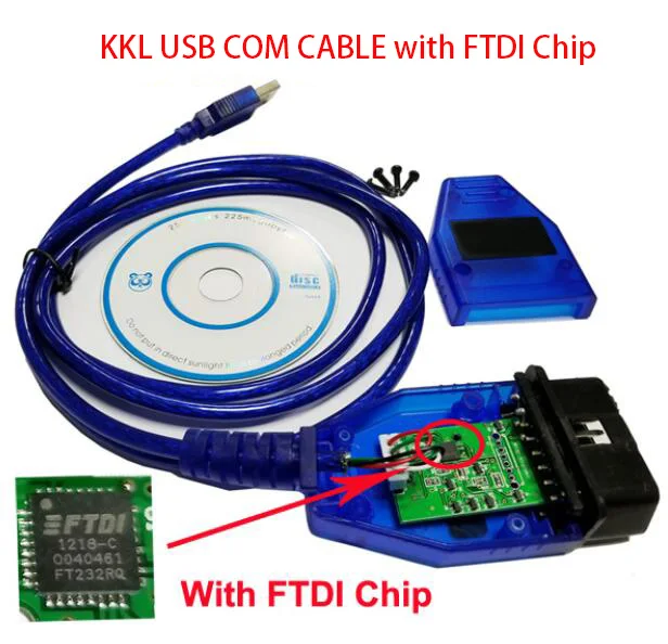 Чип FTDI VAG 409 1 Vag Com vag kkl OBD2 USB кабель сканер OBD интерфейс сканера для кабеля Audi /Seat /VW