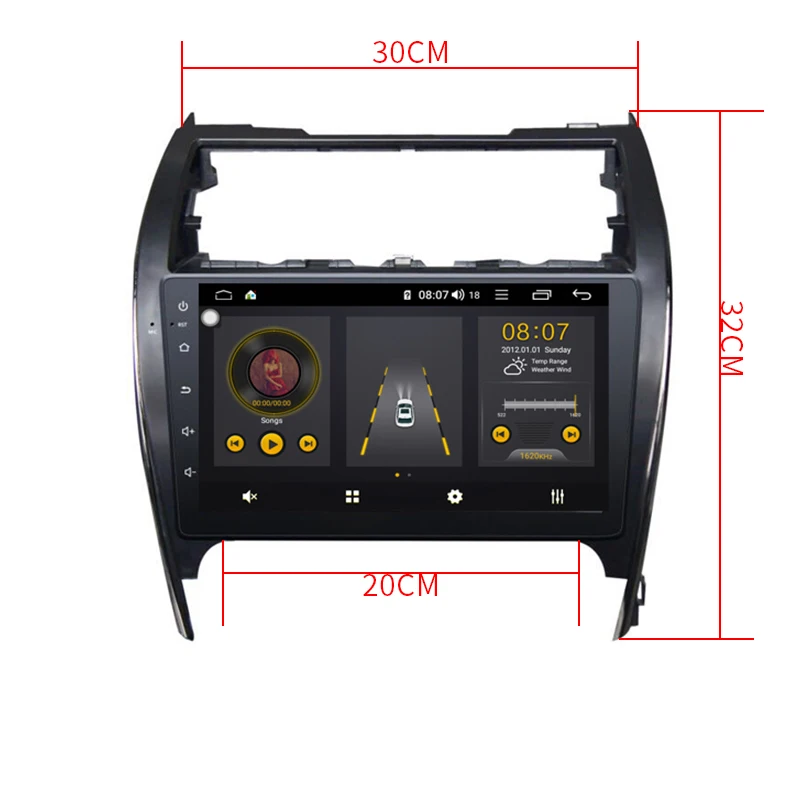 Top Sbaid 10.1" Android Coche Gps Reproductor Multimedia paraToyota Camry EE. UU. y Medio Oriente versión 2012, 2013, 2014 radio car 4
