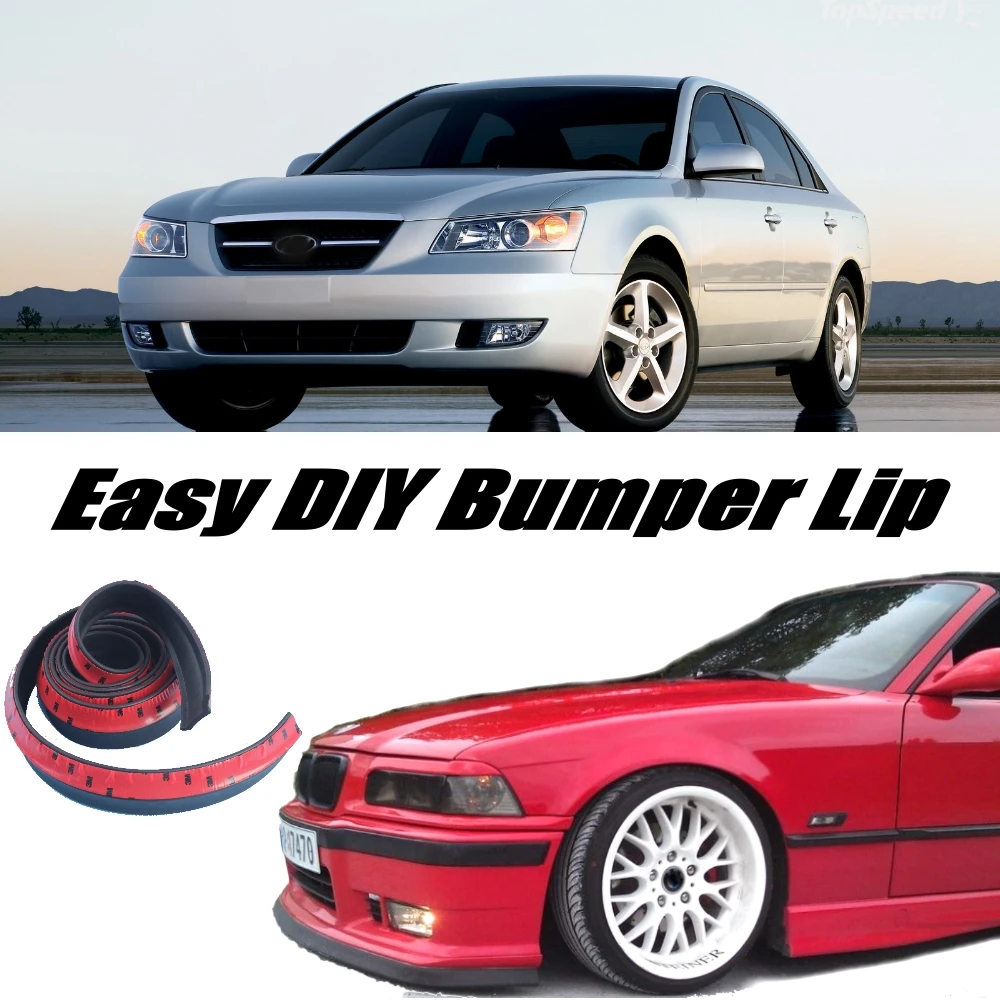 

NOVOVISU For Hyundai Sonata / i45 / Sonica / Prima Bumper Lip / Front Spoiler Deflector For Car Tuning View / Body Kit / Strip