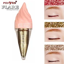 Блестящая подводка для глаз конфетного цвета милая форма мороженого сияющая жидкая подводка в ручке жидкий карандаш для бровей легкая одежда макияж подводка для глаз