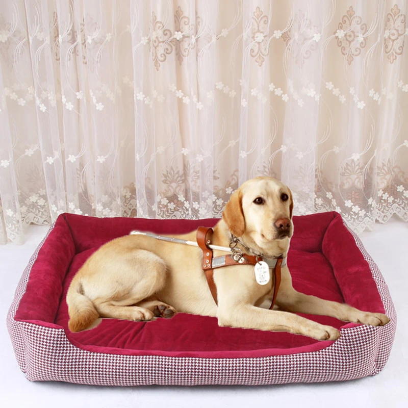 

Universal Dog Cat Bed House Small Medium Dog Warm Kennel with Removal Cushion Mat Large Animals Sofa Bedding for All Seasons