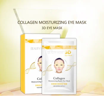 

Beauty Host Collagen Moisturizing Repair Under Eye Gel Patch Pads Dark Circles Remove Anti-Aging Wrinkle 3D Eye Mask