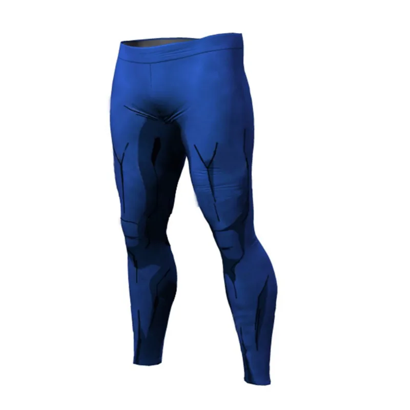 Модные компрессионные колготки Dragon Ball длинные брюки для фитнеса, леггинсы мужские облегающие джоггеры упражнения для брюк плюс трусики большого размера - Цвет: 033