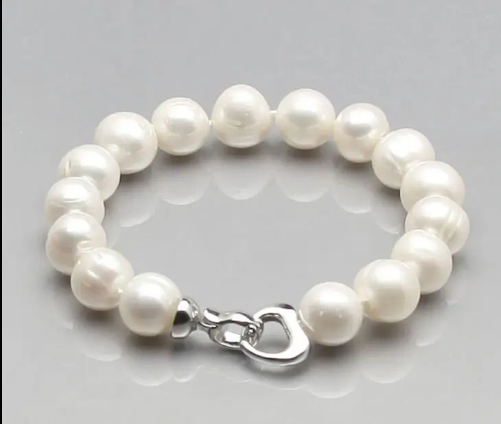 

Free Shipping >>> HUGE NATURAL AAA 10-11MM SOUTH SEA WHITE PEARL BRACELET 7.5