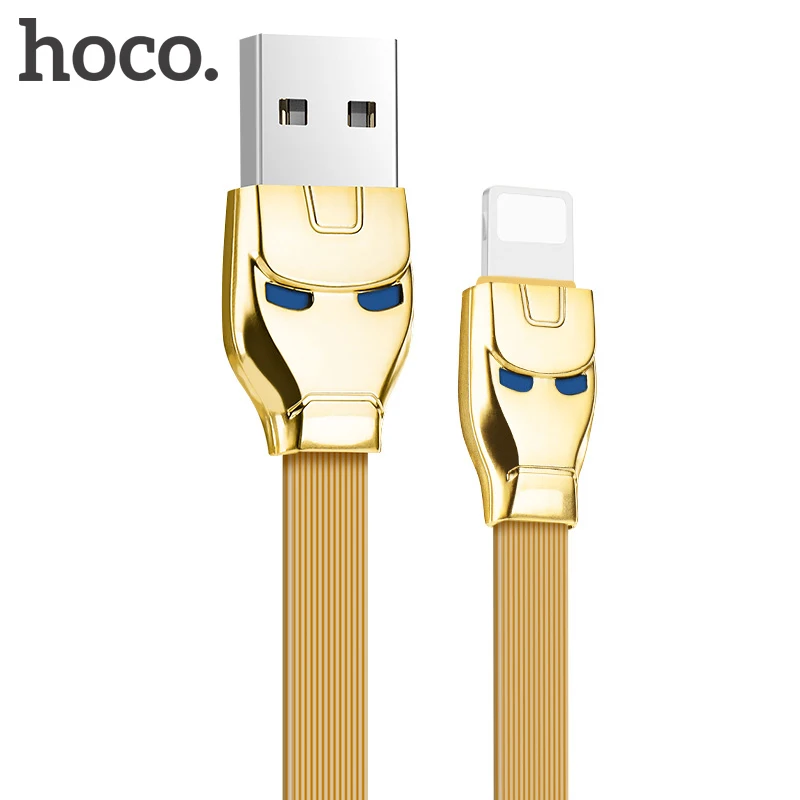 HOCO كابل يو اس بي لاجهزة ايفون 8 أبل-التوصيل إلى كابل يو اس بي سريع شاحن كابل بيانات ل فون × 7 6 6 ثانية 5 5 ثانية باد الهاتف المحمول الكابلات