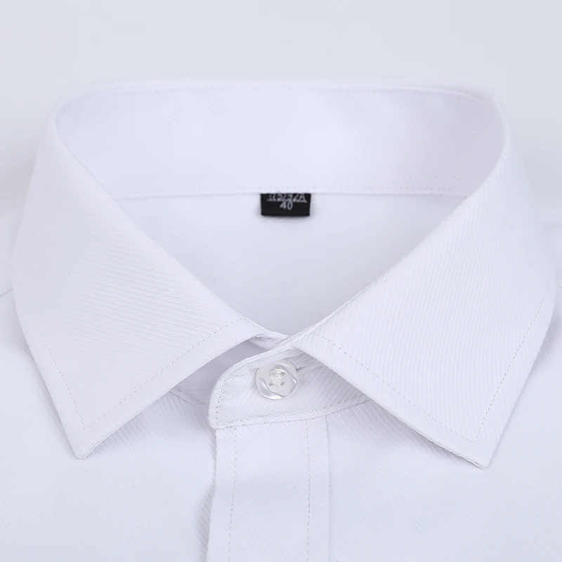 Man Dress Shirt White Button Up Shirt Men Short Sleeve Slim fit Men's Shirts Men's Clothing Summer Man Buttoned Blouse