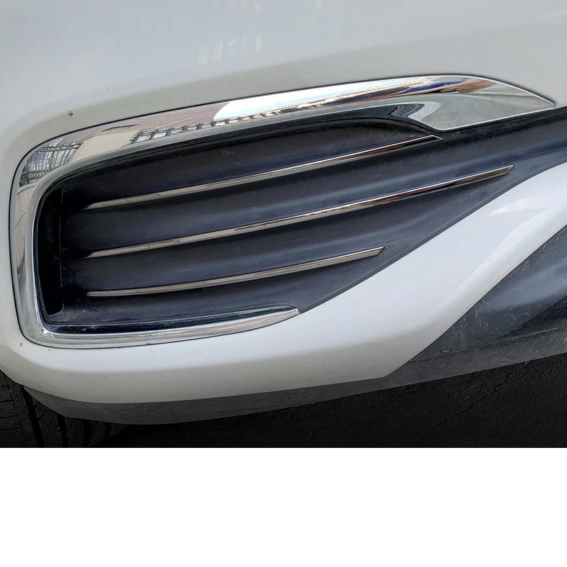 Lsrtw2017 нержавеющая сталь автомобиля Foglight полоски-накладки планки автомобильные аксессуары для Opel Astra K