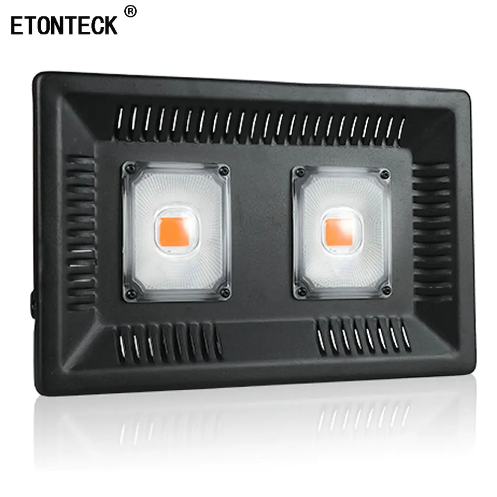 ETONTECK бренд LED grow light 100 Вт/200 Вт/300 Вт полный спектр для комнатных теплиц растут