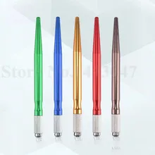 10 шт. профессиональный ручной ручка используется для бровей Татуировка для постоянного Макияж