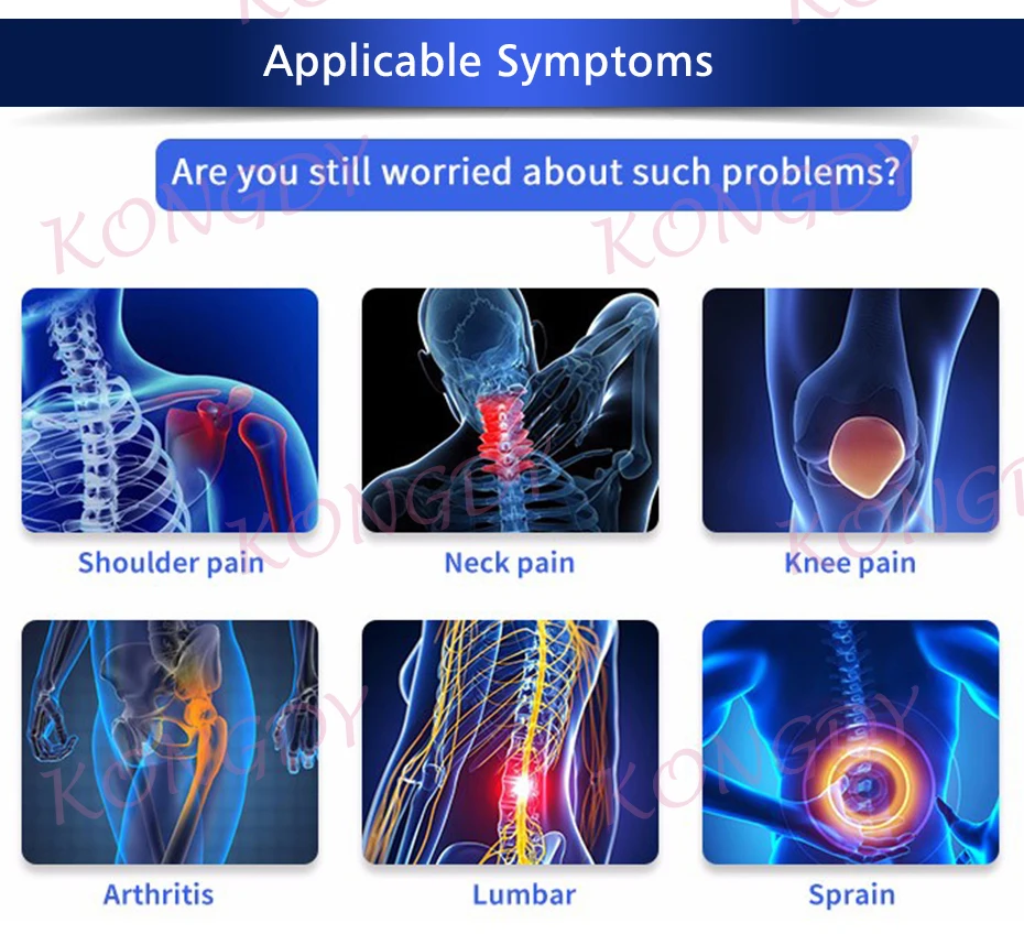 KONGDY 6 шт. гелевый пластырь для снятия боли в мышцах и суставах безопасный пластырь для холодного сжатия комфортный гелевый охлаждающий стикер для боли