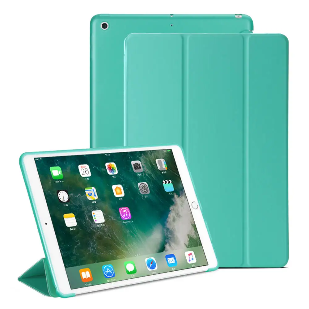 Чехол для iPad 9,7 Мягкий силиконовый чехол смарт-чехол подставка держатель для нового iPad 9,7 чехол A1822 A1954 A1893