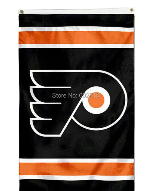 philadelphia flyers team logo flag 3ftx 5ft in flags banners flyers team store