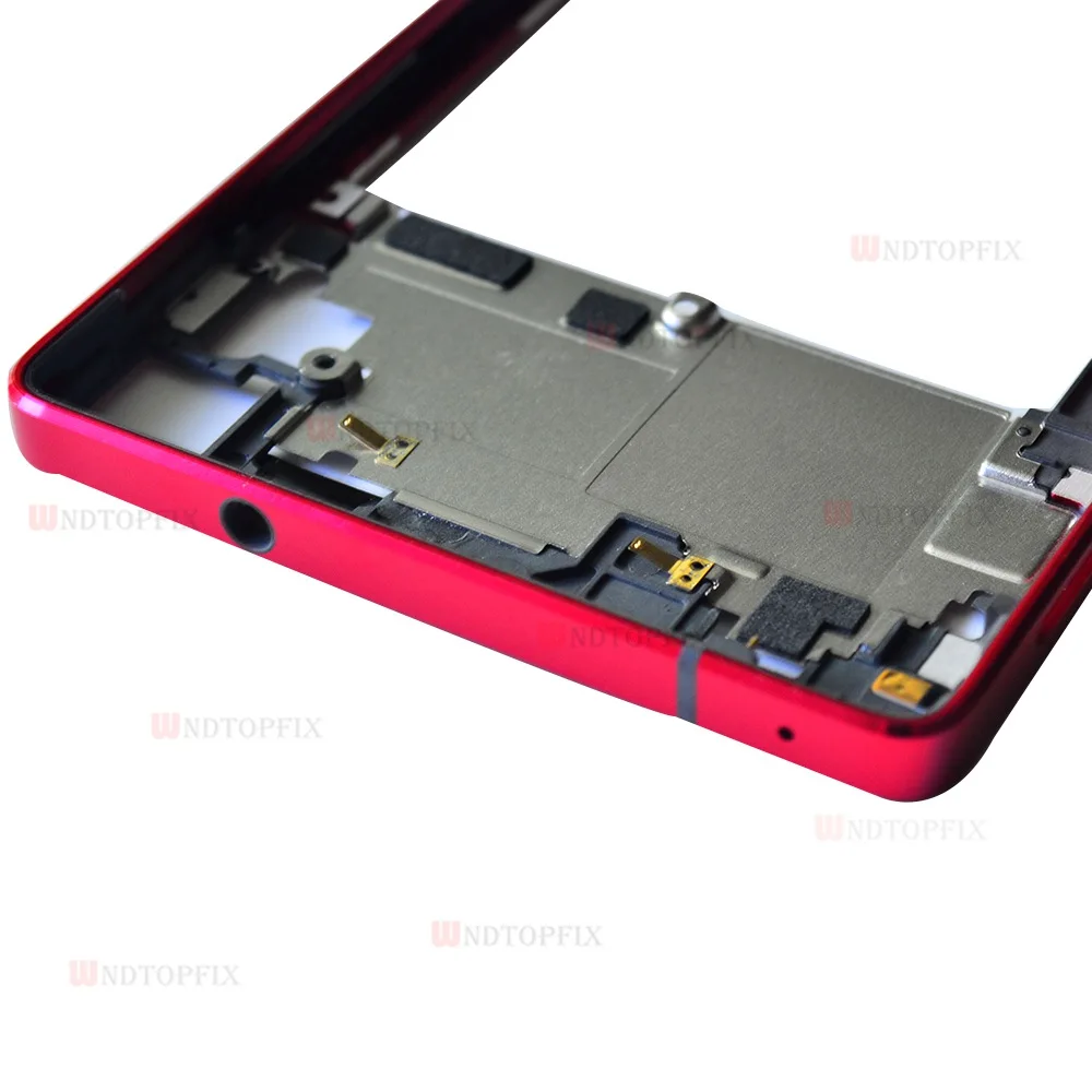 Чехол для lenovo Z90 со средней рамкой и стеклянной батареей для lenovo VIBE Shot Z90-3 Z90-7, чехол с кнопками громкости