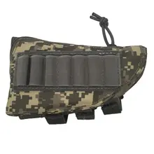Портативный чехол с кожаной подушкой для охотничьих видов спорта 5 цветов военный страйкбол Пейнтбол CS War Game 600D сумочка-магазин для приклада ружья