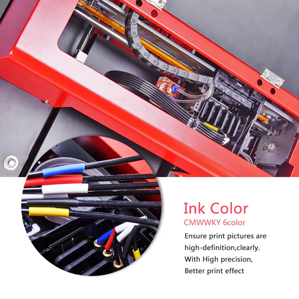 Автоматический УФ принтер формата A4 для телефона чехол ТПУ пластиковая ручка