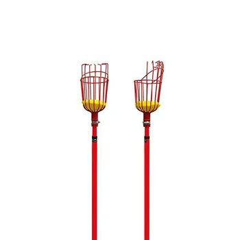 

Garden Hardw Outdoor Aluminum Deep Basket Garden Tool Fruit Picker Head Metal Fruit Picking Tools Fruits Catcher Harvest Picking