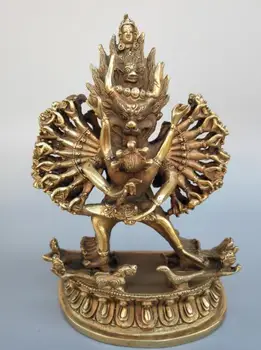 

Exquisite pure brass dragon head King Kong thousand-handed Buddha statue