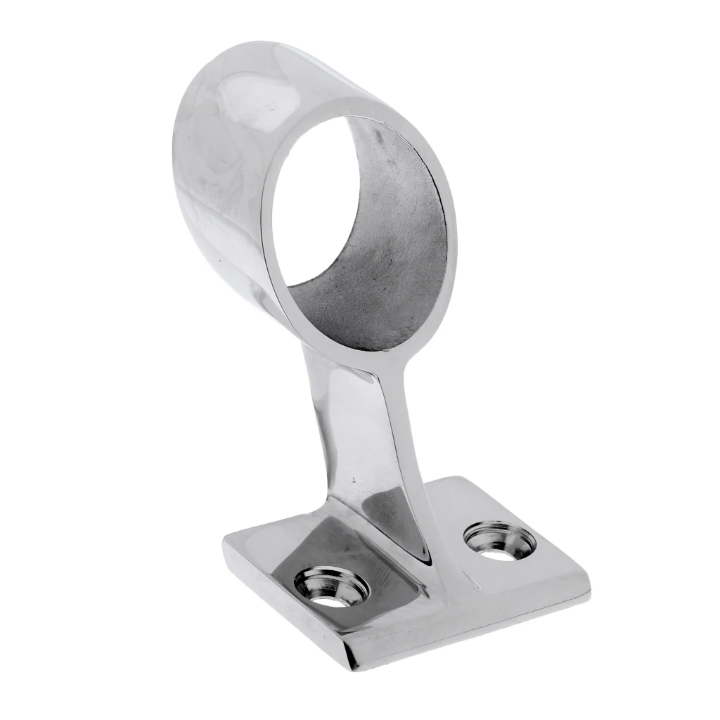 Boat Handrail Fitting Center Stanchion Marine Grade 316 Stainless Steel Corrosion Resistant Durable